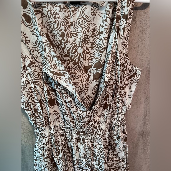 Floral Print Eddie Bouer Cotton Dress - Picture 4 of 4